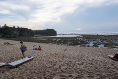 Balangan Beach at low tide