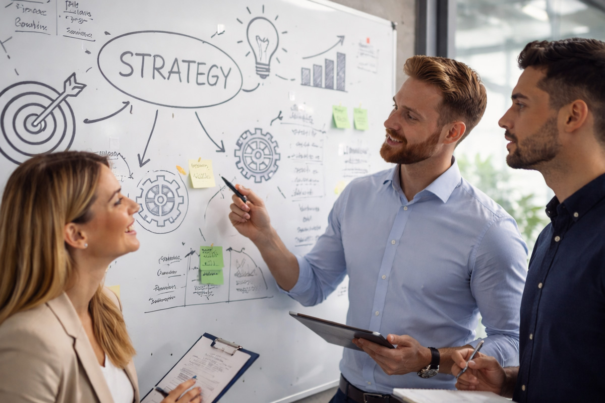 Experten entwickeln eine Kommunikationsstrategie